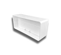 K-TECH-PRO Connecteur de canal plat - Clapet anti-retour - Clapet anti-retour - Plat - Système de ventilation - Système de ventilation 150 (220 x 90)
