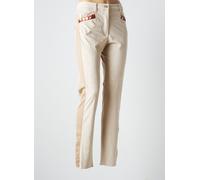 k too pantalons femme de couleur beige