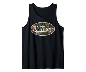K-Town Camo Vintage Aesthetic Culture Débardeur