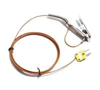 K-Type Thermocouple Clamp Wire - 6.5cm, 1-5M, Tunnel Furnace Temperature Sensing, 0~482°C(1pc)(7C Polyimide wire 2m)