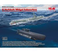 K-Verbandes Sous-marins Midget 1:72 Kit Modèle Plastique ICM