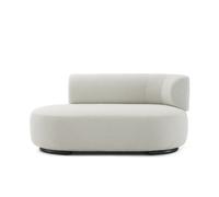 K-Wait Dormeuse Accoudoir gauche Bouclé Ecru Kartell - 8058967332001