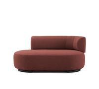 K-Wait Dormeuse Accoudoir gauche Bouclé rouge brique Kartell - 8058967332025
