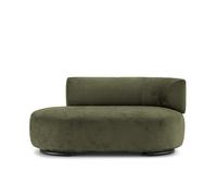 K-Wait Dormeuse Accoudoir gauche Chenille vert Kartell - 8058967331981
