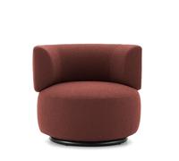 KARTELL fauteuil K-WAITING (Brick red - Tissu bou t acier peint)