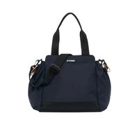 K-Way Sac Shopper Aisy en nylon, bleu, 28 x 42 x 13 cm, avec double poignée et bandoulière amovible