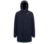 K-Way Blouson long homme, modèle MARLYN BONDED fabriqué en polyester, de l'Fit Regular, bleu, DEPTH-BLUE DEPT BLUE, XL