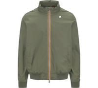 K-Way - Blouson stretch imperméable et coupe-vent - Amaury Stretch Nylon Jersey Green Lichen pour Homme - Taille M - Kaki Kaki M