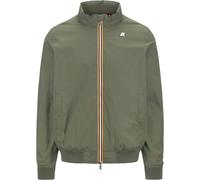 K-Way - Blouson stretch imperméable et coupe-vent - Amaury Stretch Nylon Jersey Green Lichen pour Homme - Taille L - Kaki Kaki L