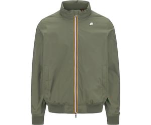 K-Way - Blouson stretch imperméable et coupe-vent - Amaury Stretch Nylon Jersey Green Lichen pour Homme - Taille S - Kaki Kaki S