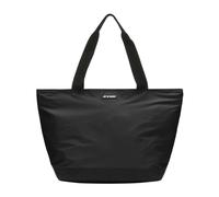 K-way Sac à bandoulière confortable, pratique et léger fermé par zip. Il dispose d'un grand compartiment principal et d'une poche intérieure fermée avec fermeture éclair 13 x 32 x 21 cm, Noir , 35 cm