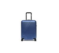 K-Way Chariot cabine Eudoxie, bleu électrique, 100 % polycarbonate, 55 x 38 x 22 cm, 39 L, 4 roues Spinner, fermeture TSA