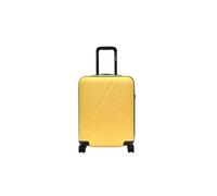 K-Way Chariot cabine Eudoxie, jaune, 100 % polycarbonate, 55 x 38 x 22 cm, 39 L, 4 roues Spinner, fermeture TSA