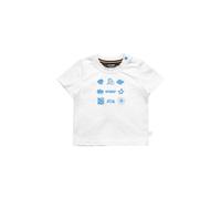 K-Way Costume 'K-WAY KIDS E.PETE SET PLAGE JERSEY Completi' bleu / blanc, Taille 80