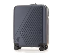 K-Way Chariot cabine Eudoxie, bleu foncé, polycarbonate 100%, 55x38x22 cm, 4 roues Spinner, TSA