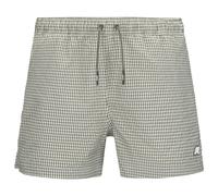 K-Way - Hazel Check Beach - Short de bain - 3XL - white / green lichen
