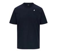 K-Way, Homme, Tops, Noir, Taille: M T-shirt en coton pour homme avec col rond