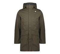 K-Way - Jarno Twill Marmota Jacket - Homme - Manteaux - Brun - Taille: L