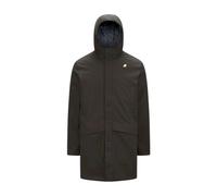 K-Way - Jarno Twill Marmotta - Parka - M - black olive / blue airforce