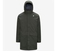 K-Way - Jarno Twill Marmotta - Parka homme Green B / Blue A - M