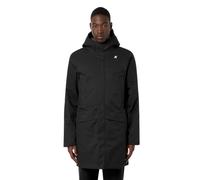 K-Way - Jarno Twill Marmotta Parka - Homme - Manteaux - Noir - Taille: 3XL
