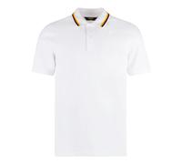K-Way - Jud Cotton-piqué Polo - Homme - Tops - Blanc - Taille: 2XL