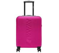K-way K-AIR Chariot cabine rigide de voyage, taille parfaite pour être transporté dans la cabine. L'accessoire dispose de quatre roues pour une liberté de mouvement maximale, deux poches zippées à