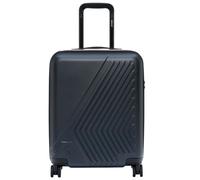 K-Way Chariot cabine Eudoxie, bleu foncé, polycarbonate 100%, 55x38x22 cm, 4 roues Spinner, TSA