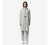 K-Way - Veste de pluie mi-longue imperméable et coupe-vent - Le Vrai 4.0 Delia Beige Lt pour Femme en Nylon - Taille XS Beige XS