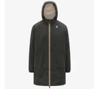 K-Way - Veste longue isolée et imperméable - Le Vrai 4.0 Eiffel East Orsetto Green Blackish en Nylon - Taille M - Vert Vert M