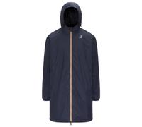 K-Way - Veste longue coupe-vent imperméable et compactable - Le Vrai 4.0 Eiffel East Warm Blue Depth - Taille M - Navy Navy M