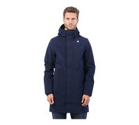 K-Way - Manteau Long Bleu Imperméable Coupe-vent - Homme - Manteaux - Bleu - Taille: S