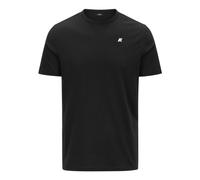 K-Way - Odom Jersey Micro Lettering Slim - Homme - Tops - Noir - Taille: XL