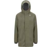 K-Way - Parka imperméable et isolante - Tommy Bonded Jersey Green Lichen pour Homme - Taille S - Kaki Kaki S