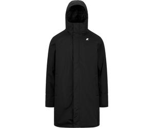 K-Way - Parka imperméable et isolée en duvet naturel et synthétique - Thomas Warm Ottoman Black Pure pour Homme en Nylon - Taille M - Noir Noir M