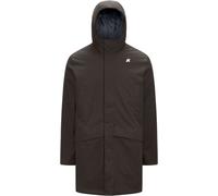 K-Way - Jarno Twill Marmotta - Parka - S - black olive / blue airforce