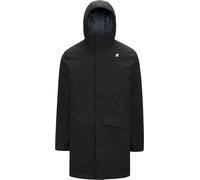 K-Way - Parka isolante et imperméable - Jarno Twill Marmotta Black P Blue A pour Homme - Taille XL - Noir Noir XL