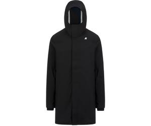 K-Way - Parka longue et doublée - Thomas Bonded Black Blue Depht pour Homme - Taille M - Noir Noir M