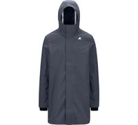 K-Way - Parka longue et doublée - Thomas Bonded Blue Airforce Blue Depht pour Homme - Taille S - Bleu Bleu S