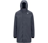 K-Way - Parka longue et doublée - Thomas Bonded Blue Airforce Blue Depht pour Homme - Taille XL - Bleu Bleu XL