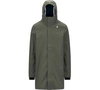 K-Way - Parka longue et doublée - Thomas Bonded Green Blackish Blue Dep pour Homme - Taille L - Vert Vert L