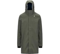 K-Way - Parka longue et doublée - Thomas Bonded Green Blackish Blue Dep pour Homme - Taille XL - Vert Vert XL
