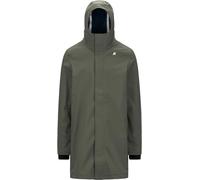 K-Way - Parka longue et doublée - Thomas Bonded Green Blackish Blue Depth - Taille L - Vert Vert L