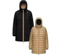 K-Way - Parka réversible en Primaloft® - Sophie St Thermo Double Black Pure Beige Khaki - Taille M - Noir Noir M