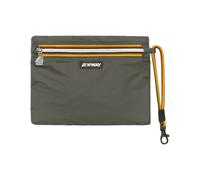 K-Way - Pochette Essentielle avec Zip Iconique - Femme - Sacs - Vert - Taille: ONE Size