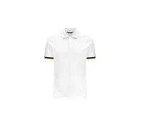 K-Way Polo à Manches Courtes Modèle Vincent Pique Coupe Slim, Couleur Blanc, blanc, XL