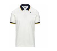 K-Way - Polo Contrasté pour Homme - Homme - Tops - Blanc - Taille: XL