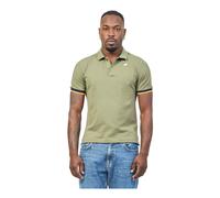 K-Way - Polo en Coton Stretch - Homme - Tops - Vert - Taille: 2XL
