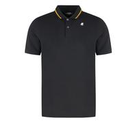 K-Way - Polo en piqué de coton Jud - Homme - Tops - Noir - Taille: 3XL