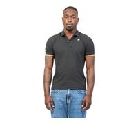 K-Way - Polo Stretch en Coton Vincent - Homme - Tops - Noir - Taille: S